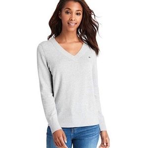 Vineyard Vines Heritage Sweater Cotton V Neck Pullover Small
